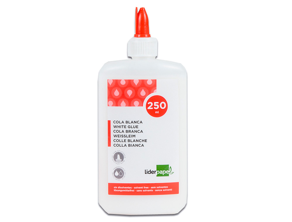 COLA BRANCA ESCOLAR LIDERPAPEL 250 ML