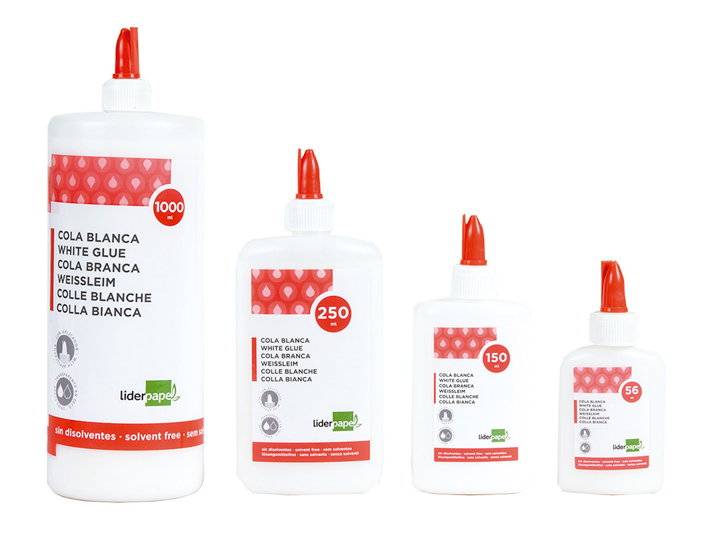 COLA BRANCA ESCOLAR LIDERPAPEL 250 ML