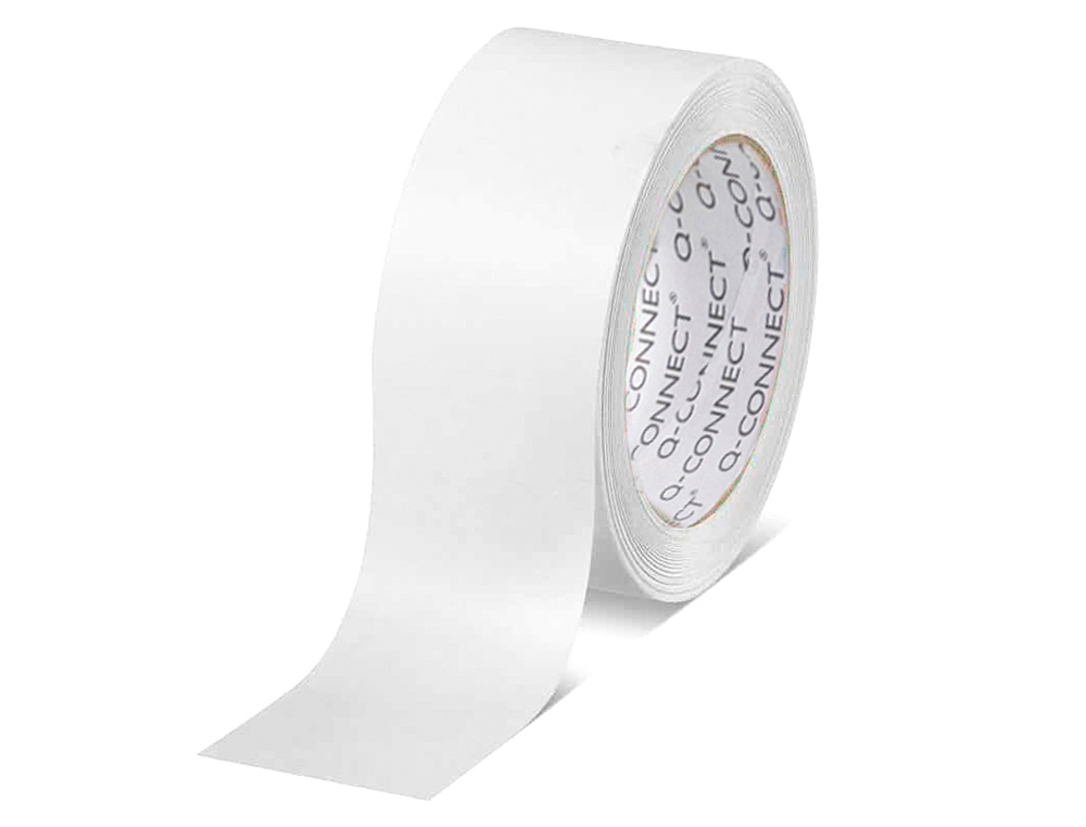 FITA ADESIVA Q-CONNECT POLIPROPILENO BRANCA 66 MT X 5 CM