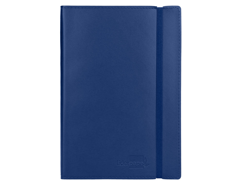 LIVRO APONTAMENTOS LIDERPAPEL COM INDICE DIN A6 AZUL