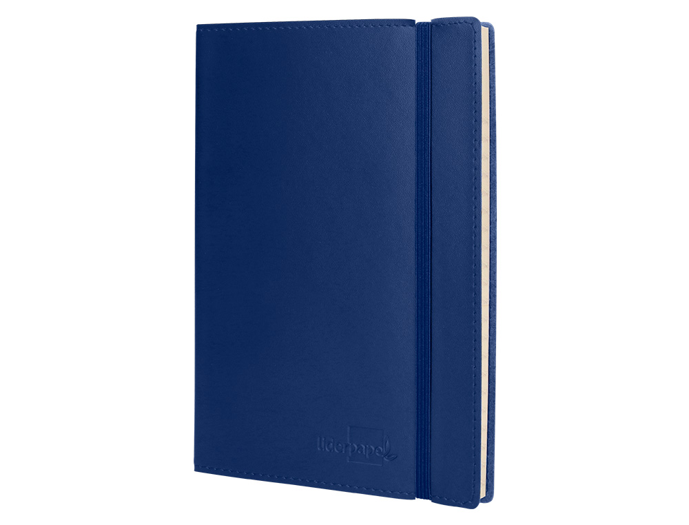 LIVRO APONTAMENTOS LIDERPAPEL COM INDICE DIN A6 AZUL