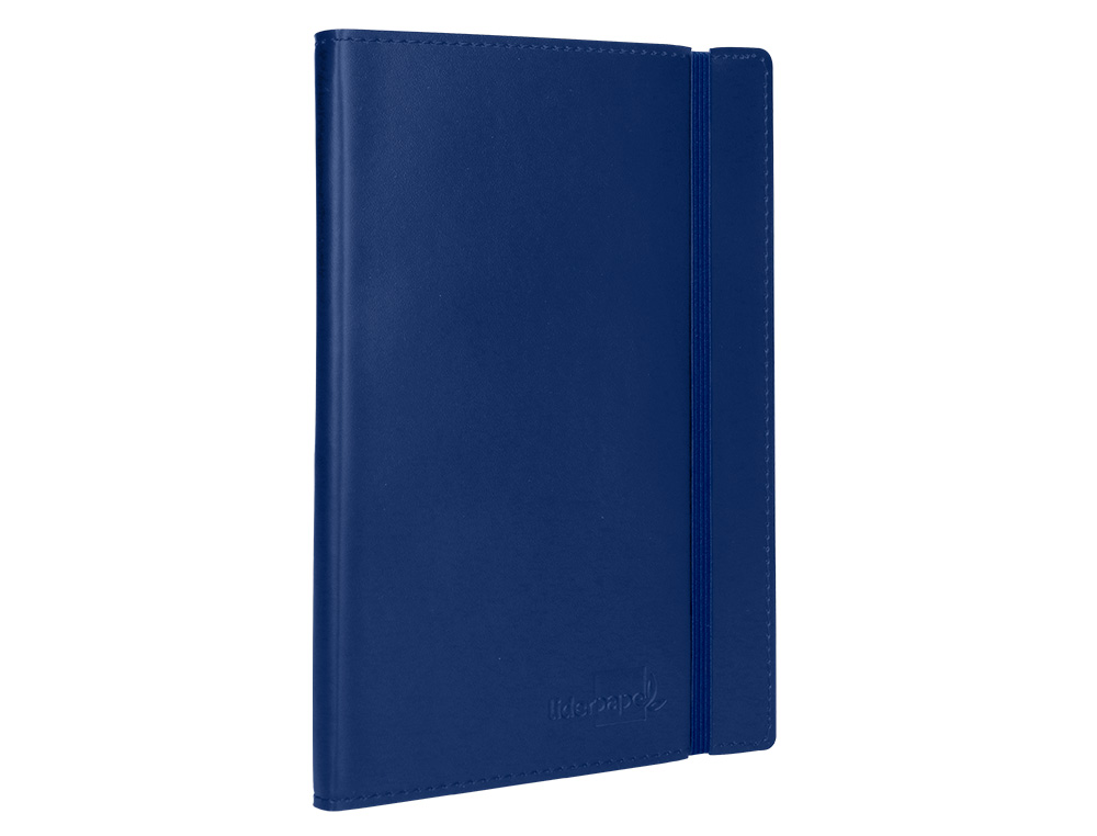 LIVRO APONTAMENTOS LIDERPAPEL COM INDICE DIN A6 AZUL