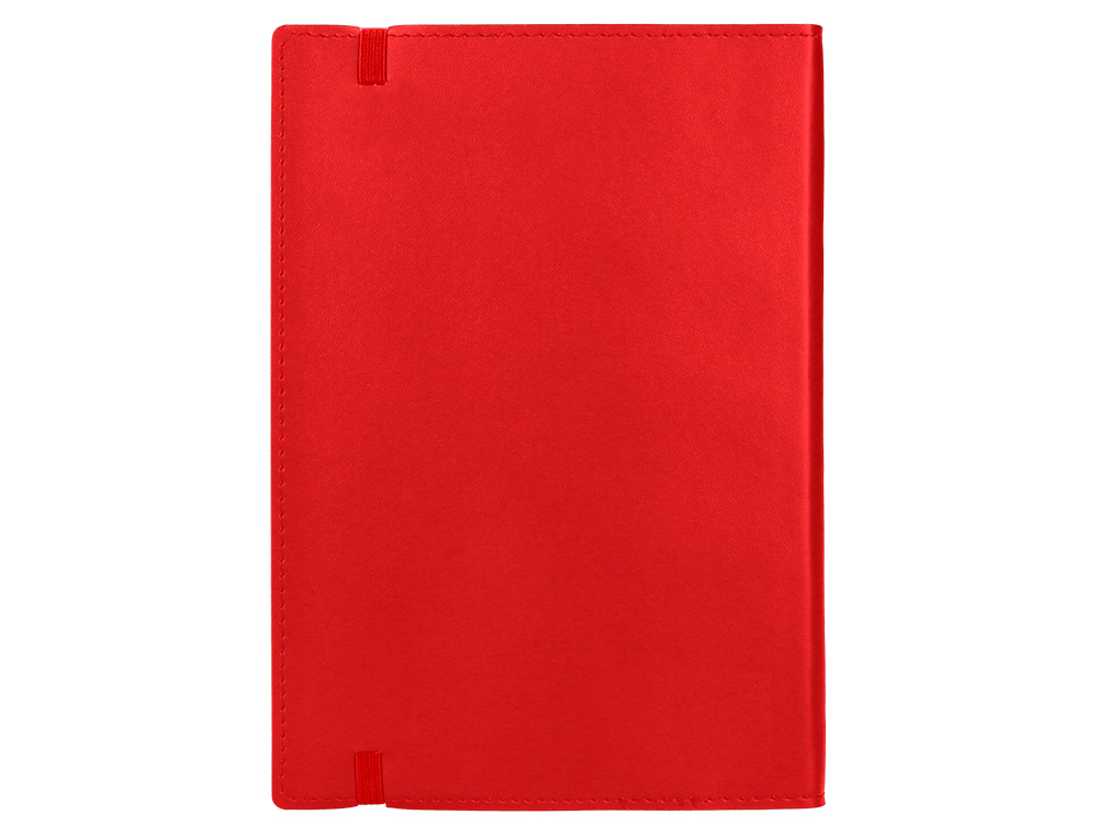 LIVRO APONTAMENTOS LIDERPAPEL COM INDICE DIN A7 VERMELHO