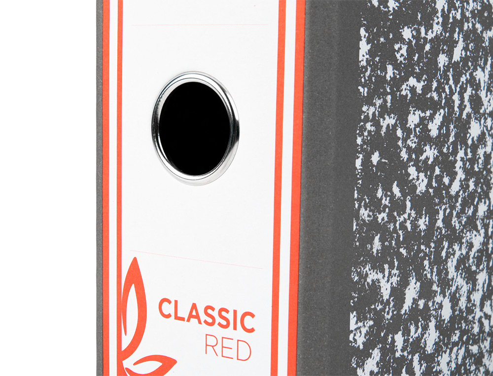 PASTA DE ARQUIVO LIDERPAPEL CLASSIC RED CARTAO FORRADO FOLIO GASPEADA CINZA SEM CAIXA