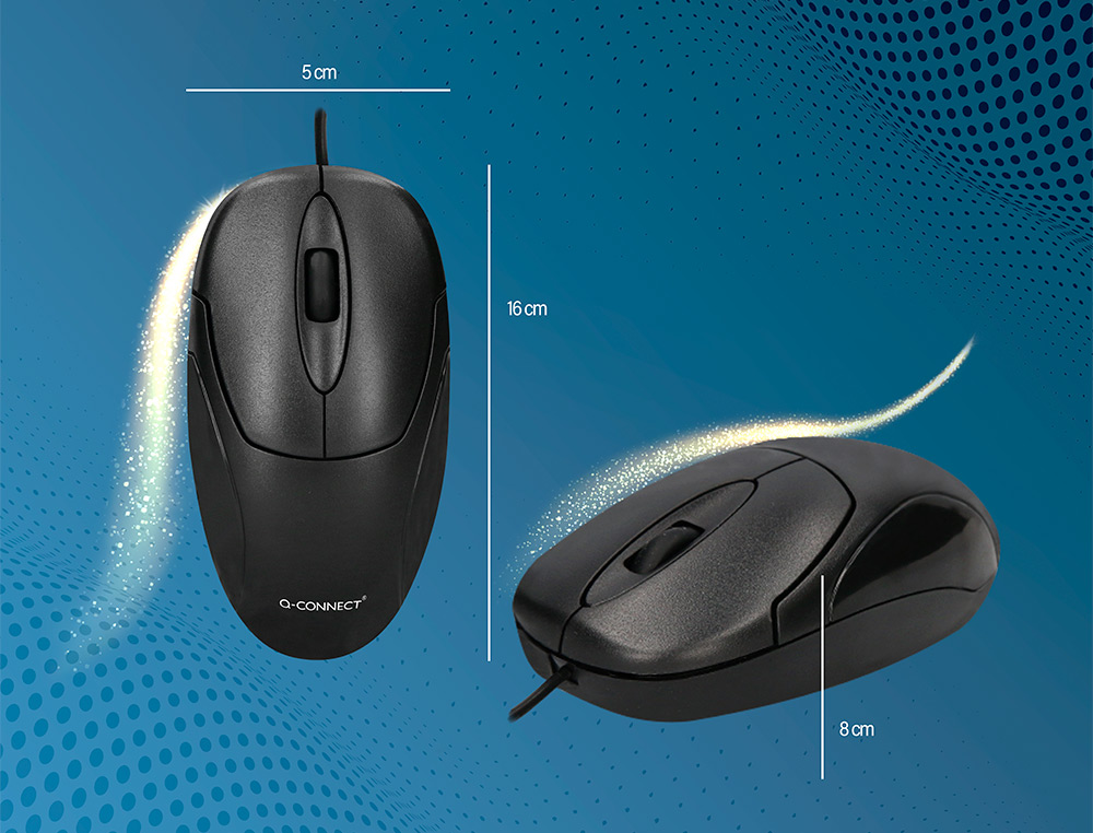 RATO OPTICO Q-CONNECT COM PORTA USB