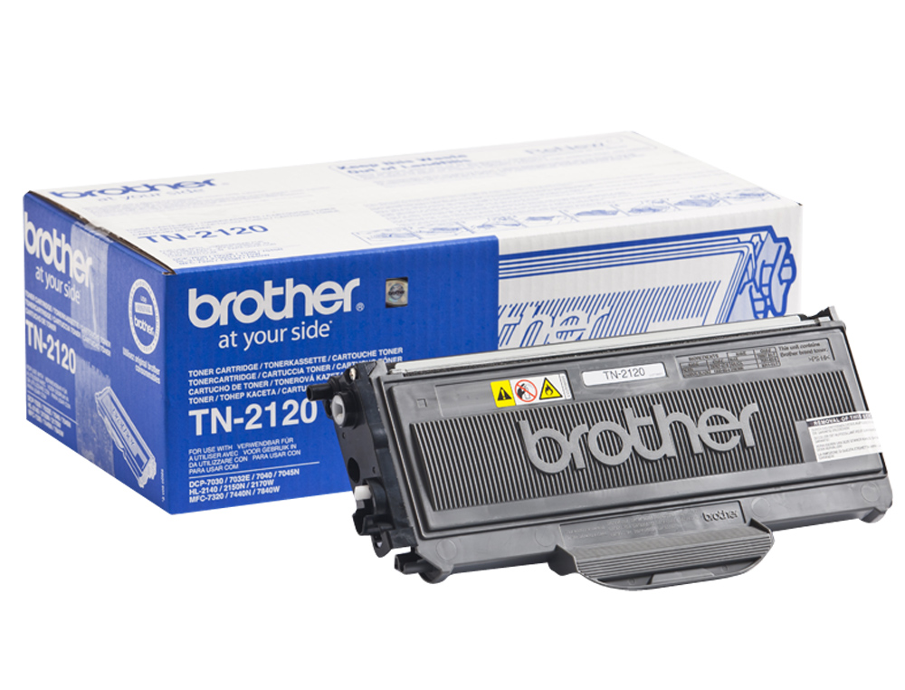 TONER BROTHER TN-2120 PRETO DE ALTA CAPACIDADE
