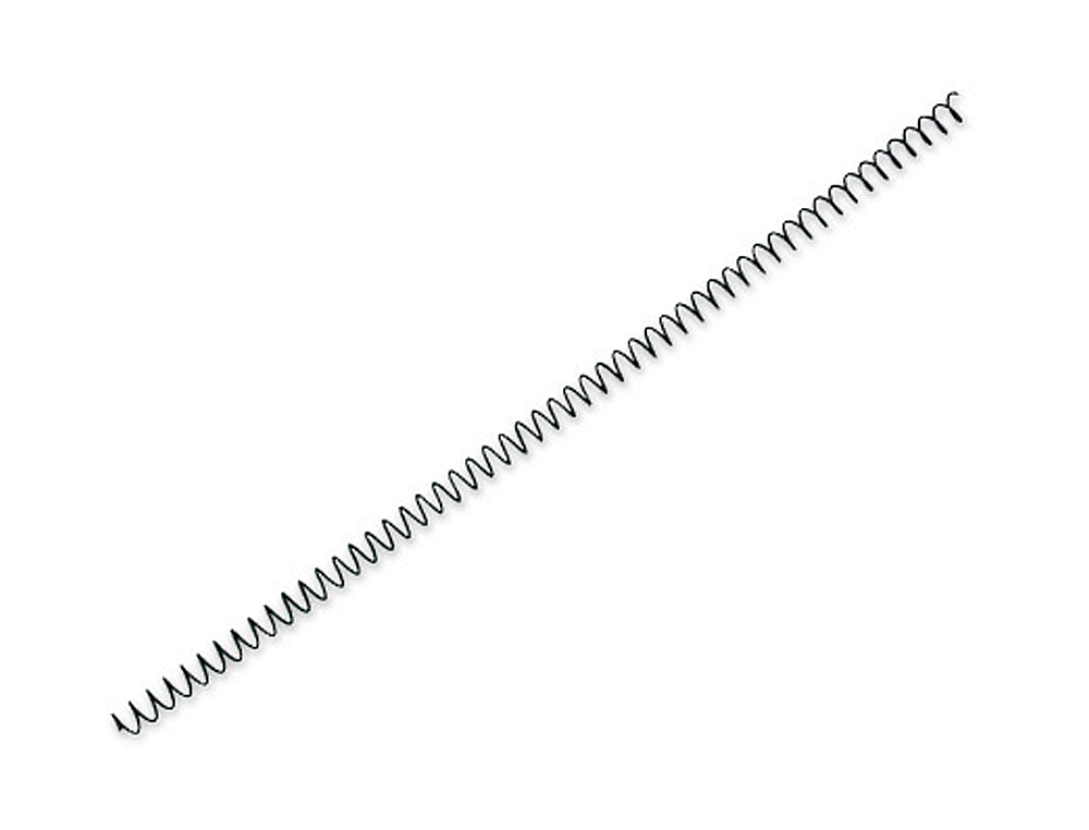 ESPIRAL METALICO YOSAN PRETO PASSO 54 4:1 8 MM CALIBRE 1,00MM