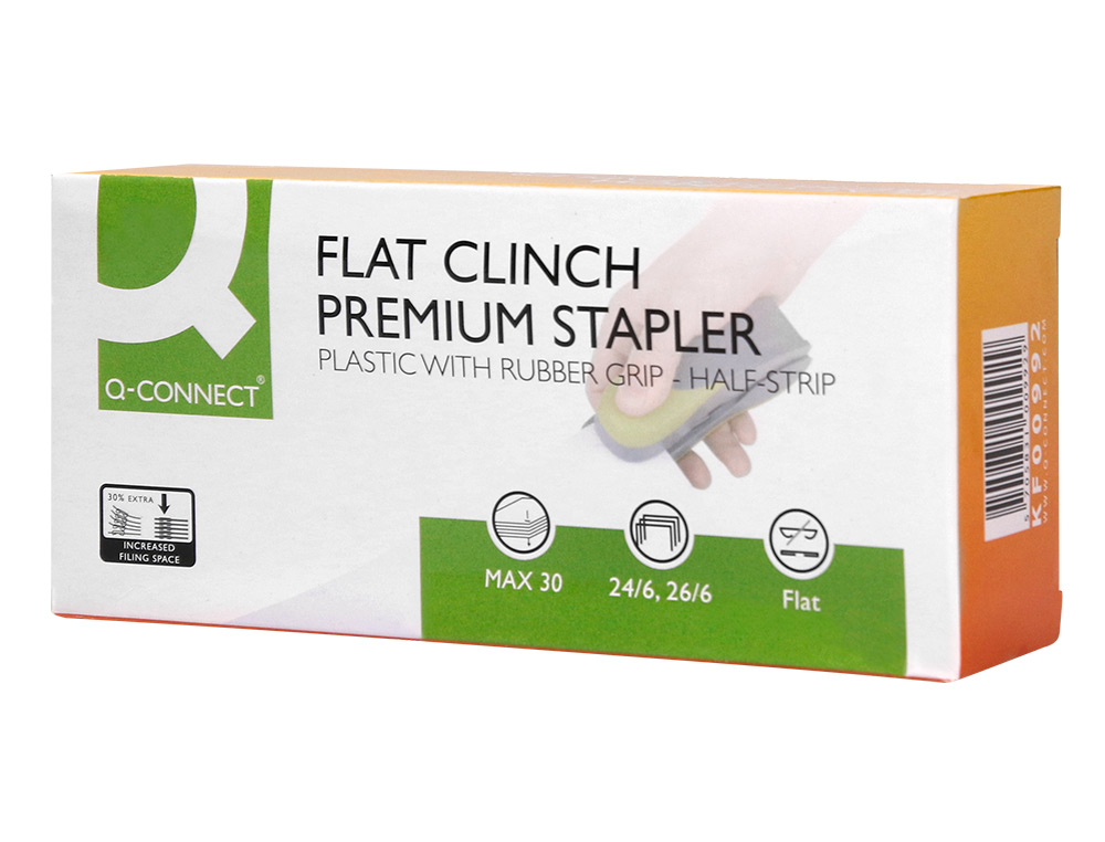 AGRAFADOR Q-CONNECT KF-00992 PLASTICO CAPACIDADE 30 FOLHAS