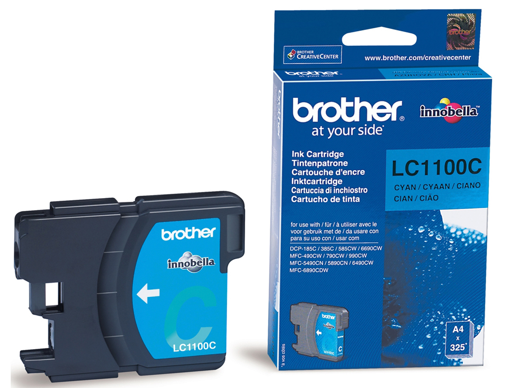 TINTEIRO BROTHER LC-1100C CYAN