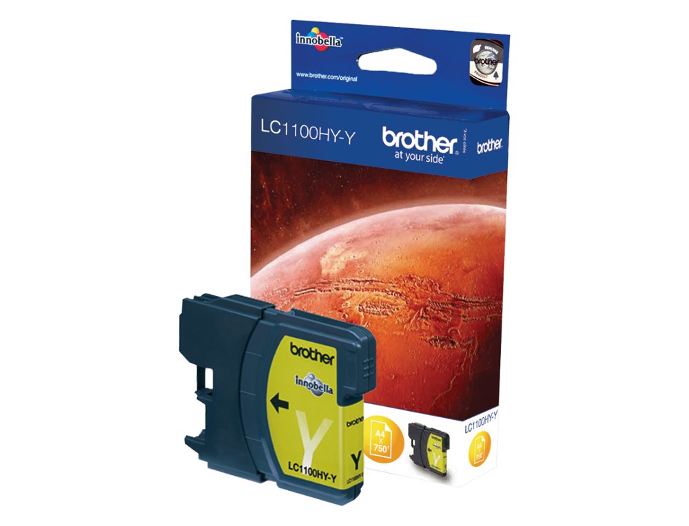 TINTEIRO BROTHER LC-1100HYY AMARELO ALTA CAPACIDADE
