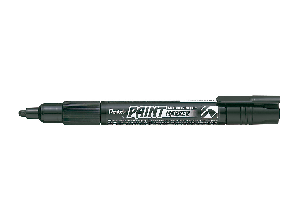 MARCADOR PENTEL MMP20 PAINT VIDRO E PLASTICO PRETO