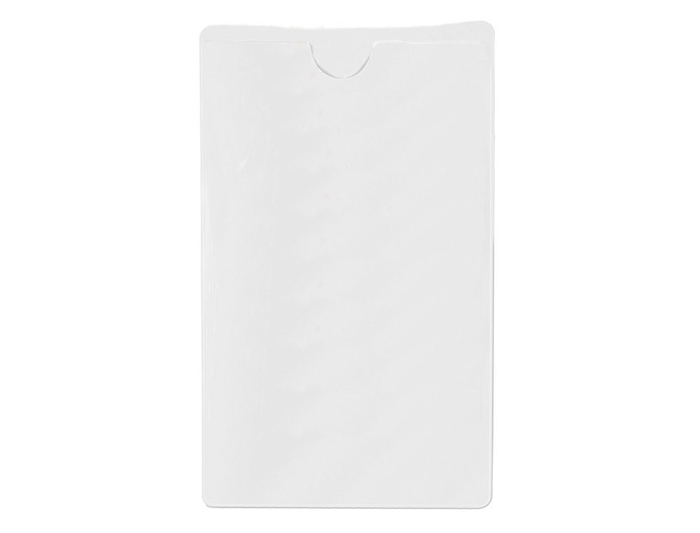 BOLSA AUTOADESIVA Q-CONNECT PARA CARTOES DE VISITA 60X95MM PACK DE 10 UNIDADES