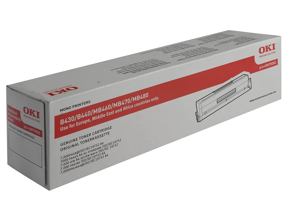 TONER OKI B430/440 PRETO -7.000 PAG