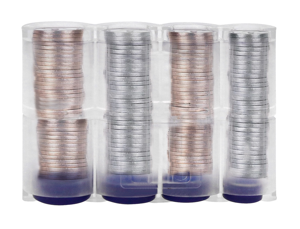 PORTA MOEDAS Q-CONNECT FOLE VALIDO PARA 8 FRACCOES DE EUROS