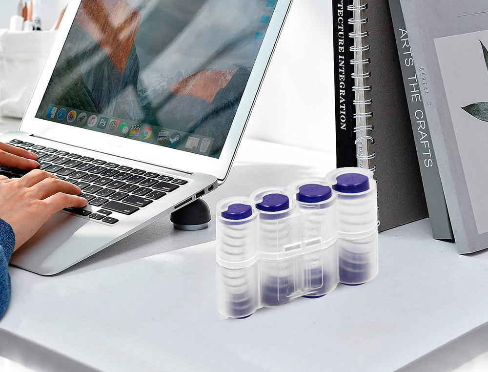 PORTA MOEDAS Q-CONNECT FOLE VALIDO PARA 8 FRACCOES DE EUROS