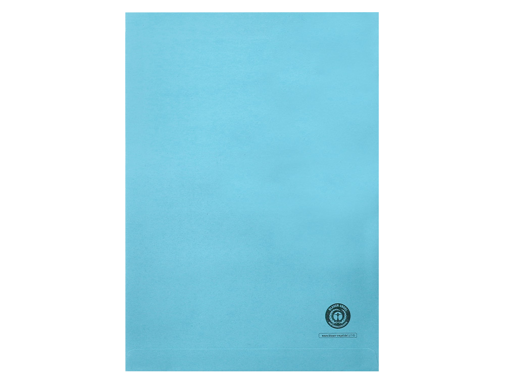CLASSIFICADOR Q-CONNECT EM CARTOLINA DIN A4 AZUL COM JANELA TRANSPARENTE 120 GR