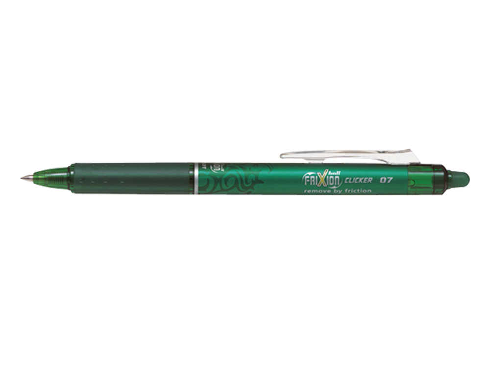 ESFEROGRAFICA PILOT FRIXION CLICKER APAGAVEL 0,7 MM COR VERDE