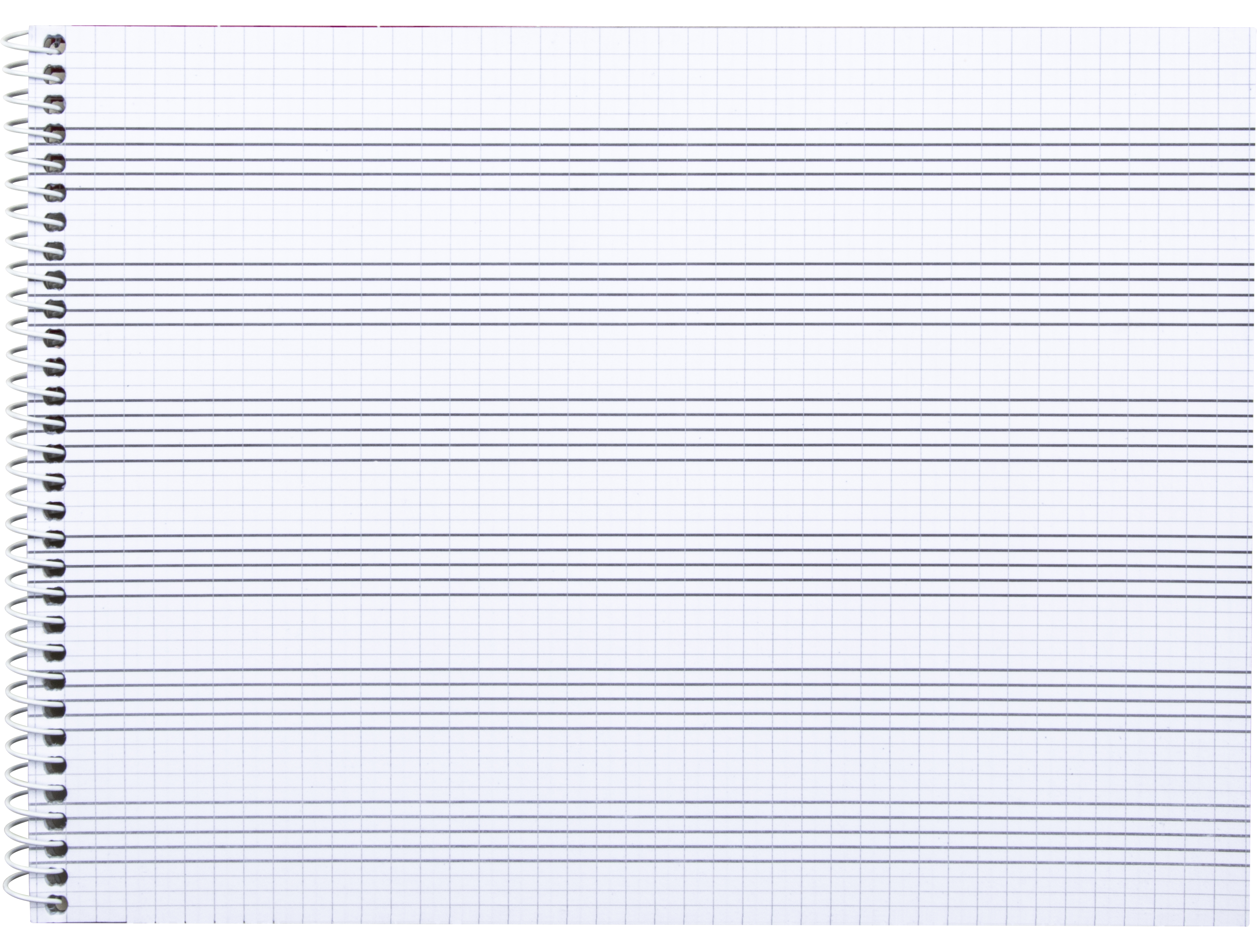 CADERNO DE MUSICA LIDERPAPEL PENTAGRAMA PAUTADO 2,5MM QUARTO 20 FOLHAS 10G/M2