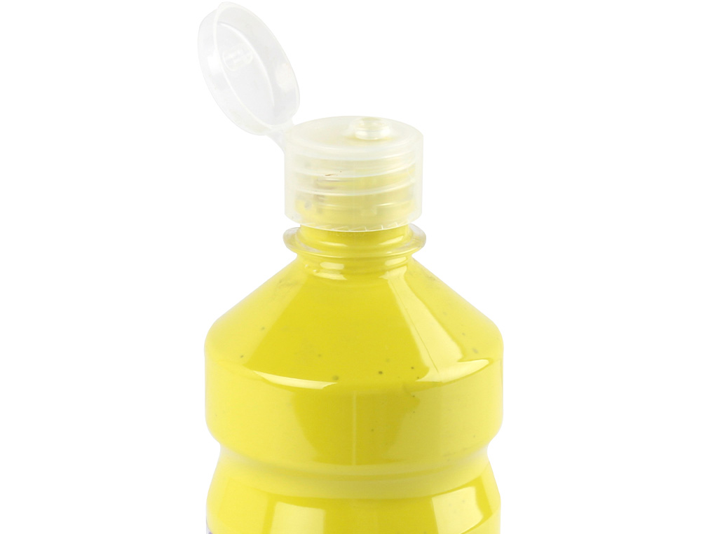 GUACHE ESCOLAR LIDERPAPEL 500 ML AMARELO LIMAO