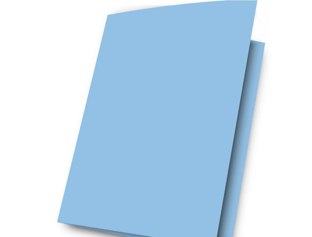 CLASSIFICADOR GIO DE CARTOLINA FOLIO CELESTE PASTEL 180 G/M2