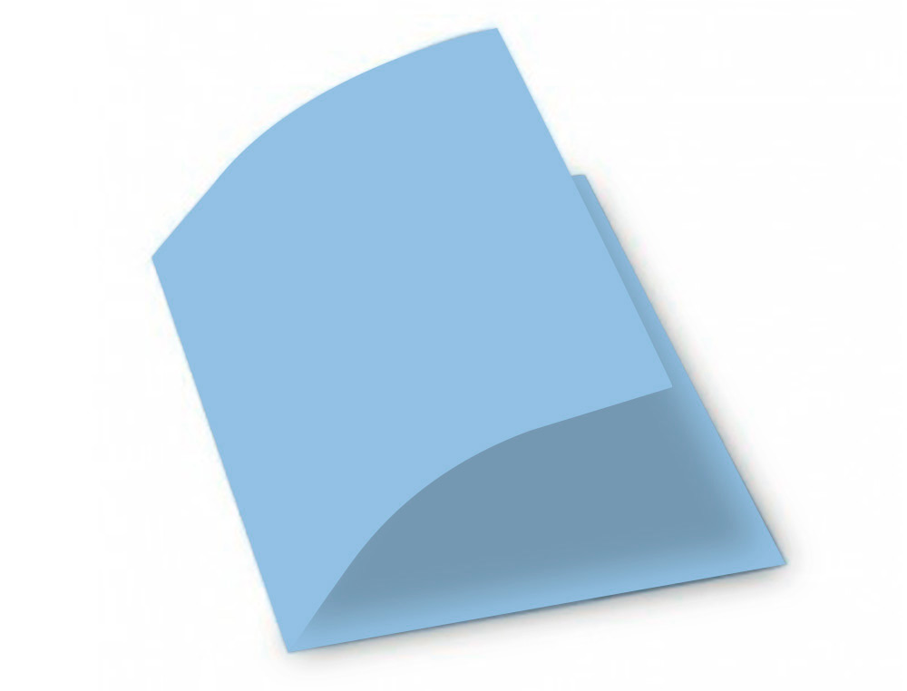 CLASSIFICADOR GIO DE CARTOLINA FOLIO CELESTE PASTEL 180 G/M2