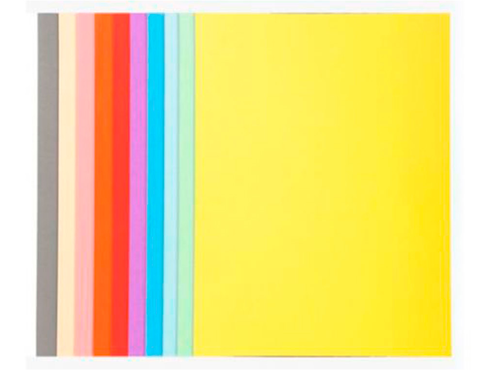 CLASSIFICADOR GIO DE CARTOLINA FOLIO CELESTE PASTEL 180 G/M2