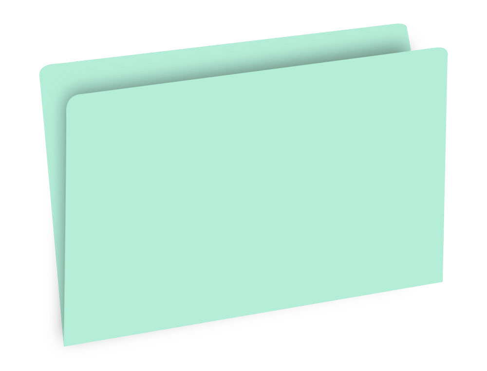 CLASSIFICADOR GIO DE CARTOLINA FOLIO VERDE PASTEL 180 G/M2