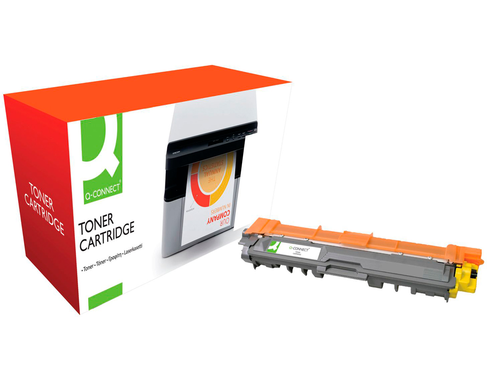 TONER Q-CONNECT COMPATIVEL BROTHER TN245Y HL-3140CW / 3150CDW / 3170CDW / DCP-9020CDW / MFC-9140CDN / 9330CDW / 9340CDW
