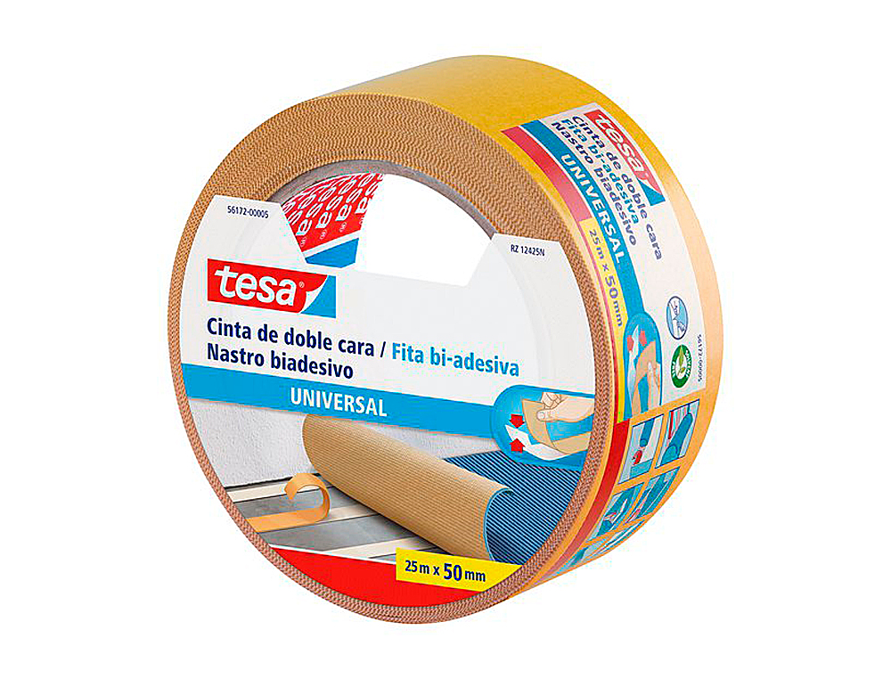 FITA ADESIVA TESA DUPLA FACE UNIVERSAL 25 M X 50 MM