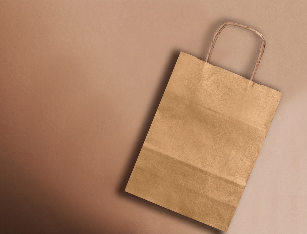 SACO DE PAPEL Q-CONNECT KRAFT NATURAL ASA RETORCIDA 270X120X360 MM