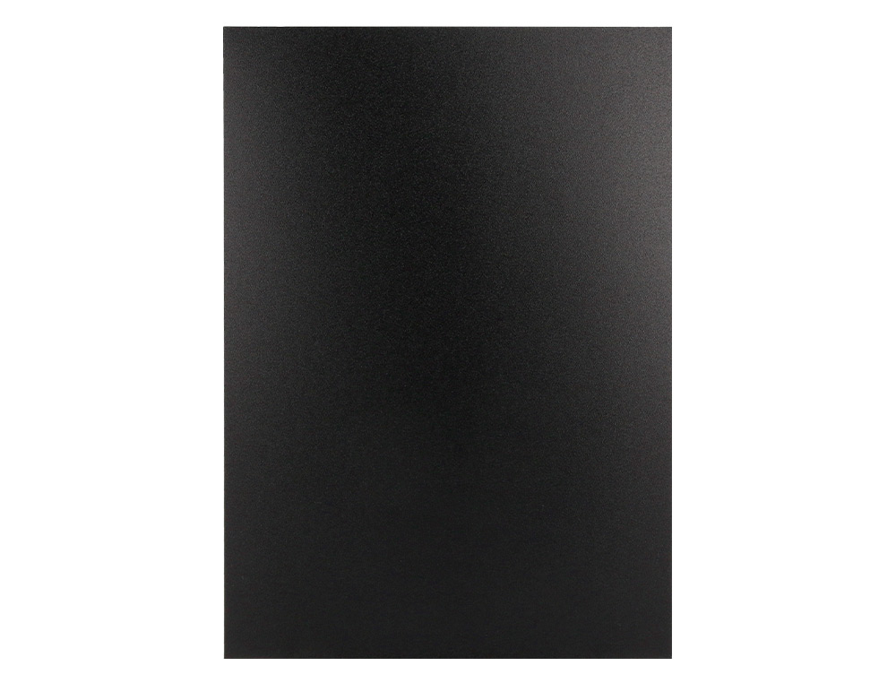 CAPA DE ENCADERNACAO LIDERPAPEL POLIPROPILENO DIN A4 0.8 MM PRETA PACK DE 50 UNIDADES