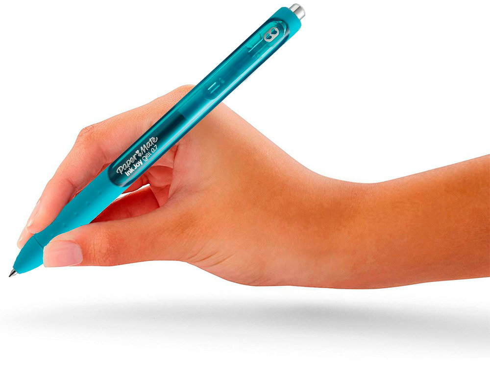 ESFEROGRAFICA PAPER MATE INKJOY RETRATIL GEL PEN TRAO 0,7 MM VERDE AZULADO