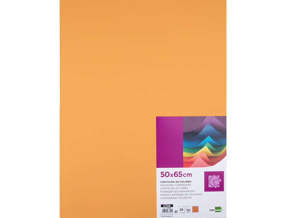 CARTOLINA LIDERPAPEL 50X65 CM 240 GR AVELA PACK DE 25 UNIDADES