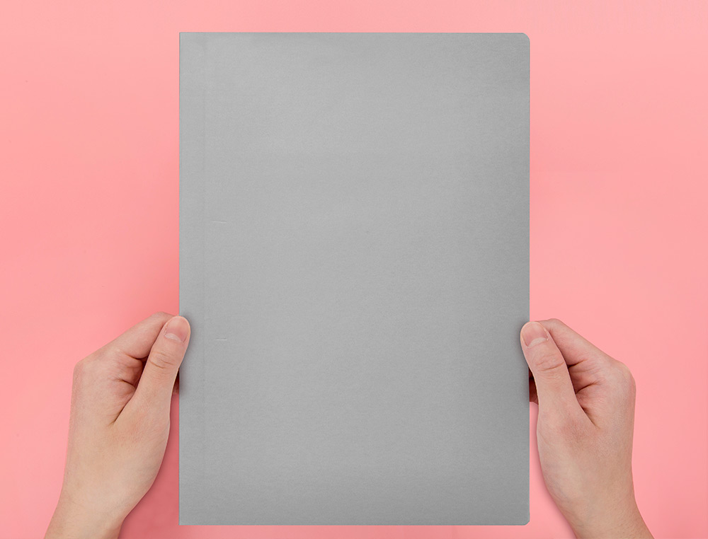 CLASSIFICADOR LIDERPAPEL EM CARTOLINA DE 180 GR DIN A4 CINZA INTENSO