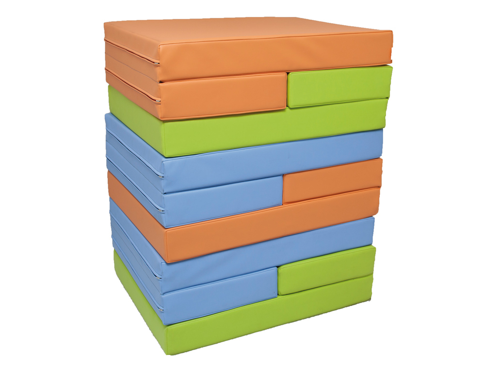 COLCHAO DE DORMIR SUMO DIDACTIC 110X60X10 CM COR CELESTE