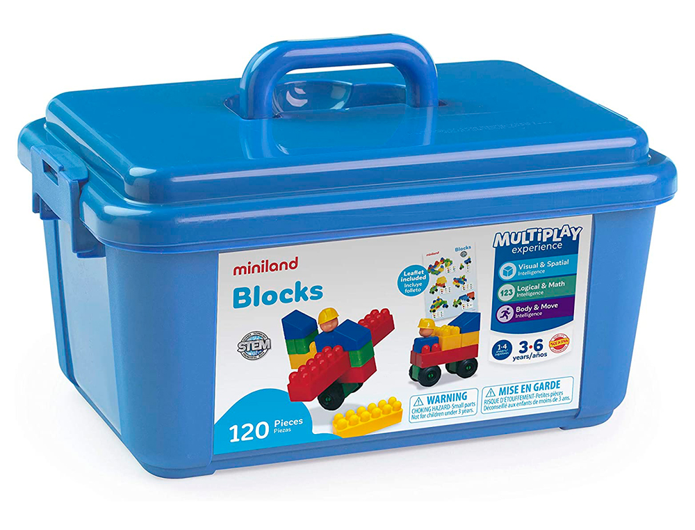 JOGO MINILAND SUPER KIM BLOC 120 PECAS