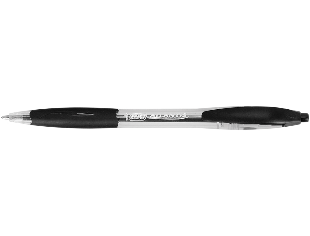 ESFEROGRAFICA BIC ATLANTIS PRETO RETRATIL TINTA OLEO PONTA DE 1 MM