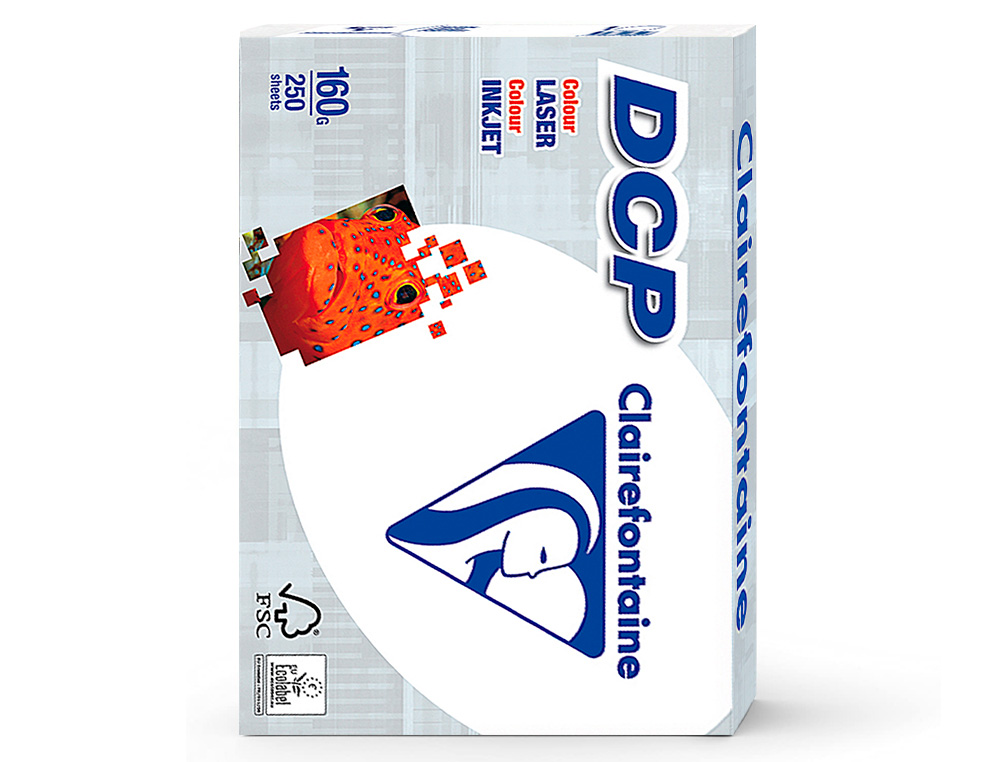 PAPEL FOTOCOPIA CLAIREFONTAINE DIN A3 160 GR EMBALAGEM DE 250 FOLHAS