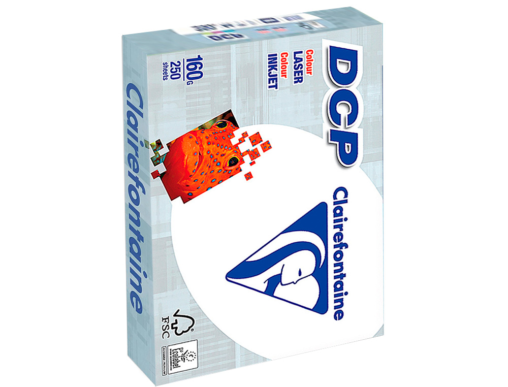 PAPEL FOTOCOPIA CLAIREFONTAINE DIN A3 160 GR EMBALAGEM DE 250 FOLHAS