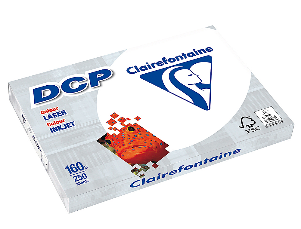PAPEL FOTOCOPIA CLAIREFONTAINE DIN A3 160 GR EMBALAGEM DE 250 FOLHAS
