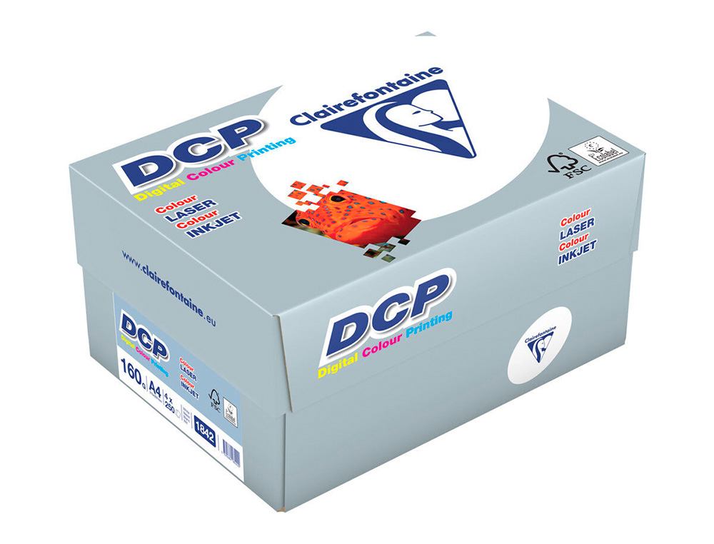 PAPEL FOTOCOPIA CLAIREFONTAINE DIN A3 160 GR EMBALAGEM DE 250 FOLHAS