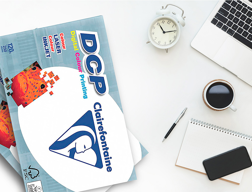 PAPEL FOTOCOPIA CLAIREFONTAINE DIN A3 160 GR EMBALAGEM DE 250 FOLHAS