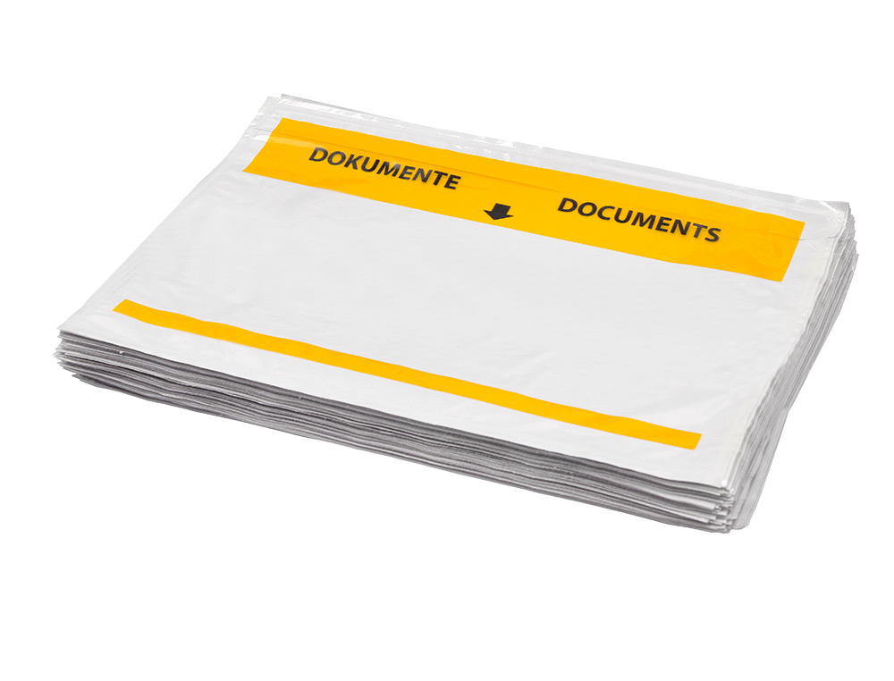 ENVELOPE AUTOADESIVO Q-CONNECT PORTA DOCUMENTOS MULTILINGUE 165X122 MM JANELA TRANSPARENTE PACK DE 100 UNIDADES