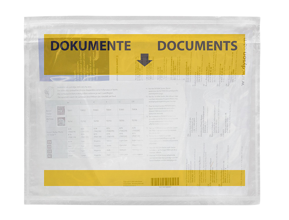 ENVELOPE AUTOADESIVO Q-CONNECT PORTA DOCUMENTOS MULTILINGUE 165X122 MM JANELA TRANSPARENTE PACK DE 100 UNIDADES