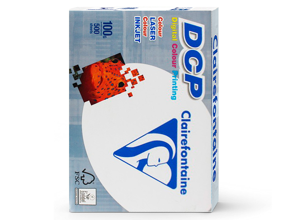 PAPEL FOTOCOPIA CLAIREFONTAINE DIN A4 100 GR EMBALAGEM DE 500 FOLHAS
