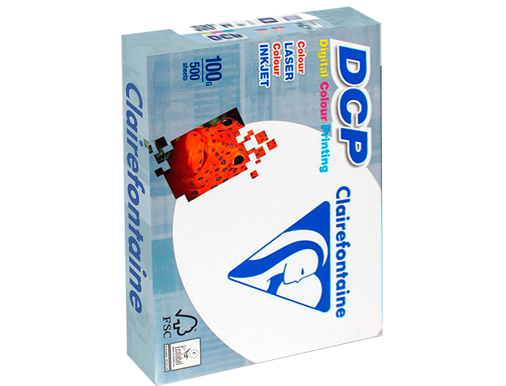 PAPEL FOTOCOPIA CLAIREFONTAINE DIN A4 100 GR EMBALAGEM DE 500 FOLHAS