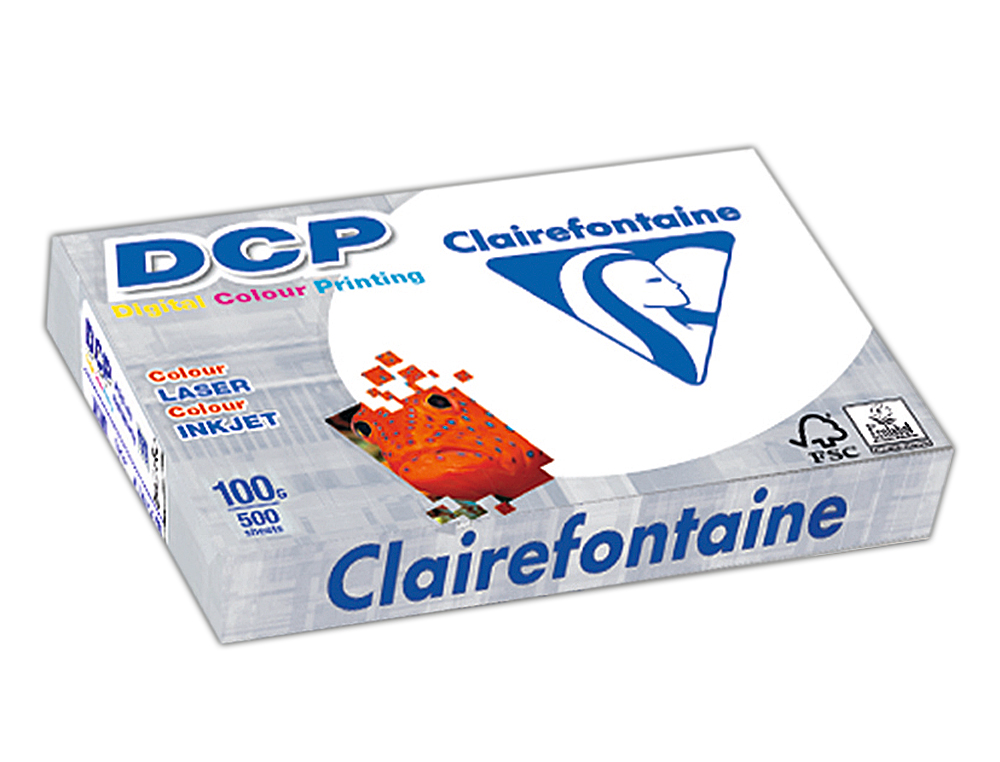 PAPEL FOTOCOPIA CLAIREFONTAINE DIN A4 100 GR EMBALAGEM DE 500 FOLHAS