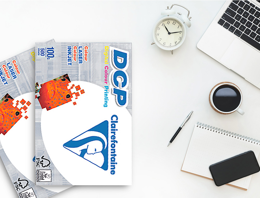 PAPEL FOTOCOPIA CLAIREFONTAINE DIN A4 100 GR EMBALAGEM DE 500 FOLHAS