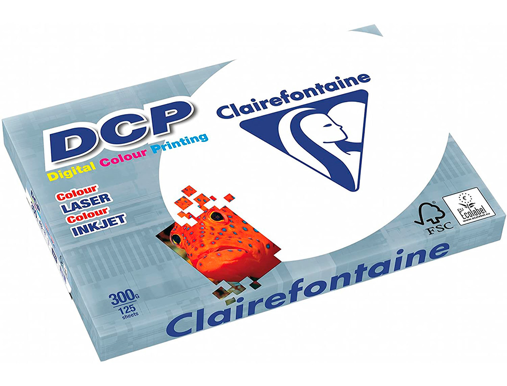 PAPEL FOTOCOPIA CLAIREFONTAINE DIN A4 300 GR EMBALAGEM DE 125 FOLHAS