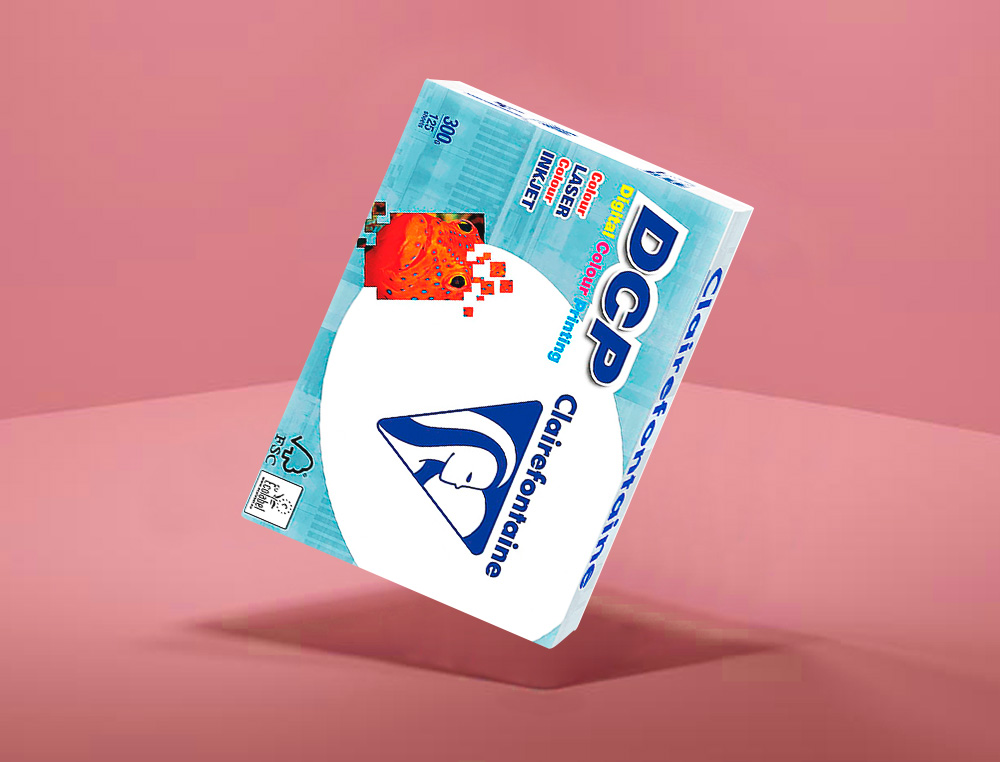PAPEL FOTOCOPIA CLAIREFONTAINE DIN A4 300 GR EMBALAGEM DE 125 FOLHAS